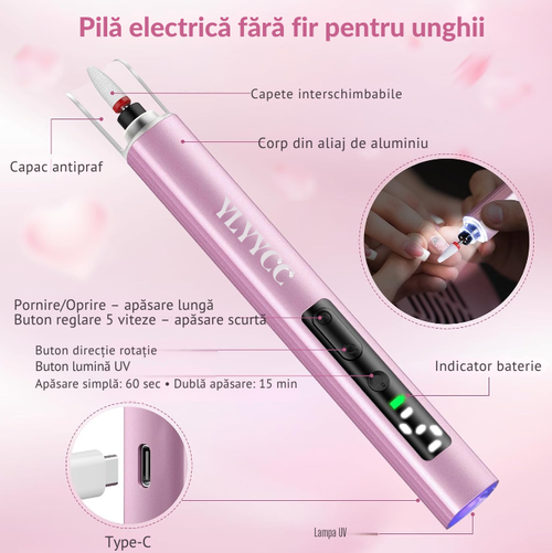 Set Manichiură Profesional Portabil