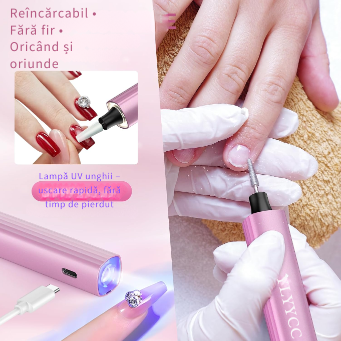 Set Manichiură Profesional Portabil